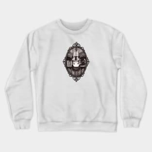 Little Vampire Girl Reading Crewneck Sweatshirt